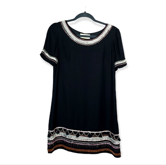Maeve Dresses & Skirts - Anthropologie Maeve short sleeve Embellished dress size 4